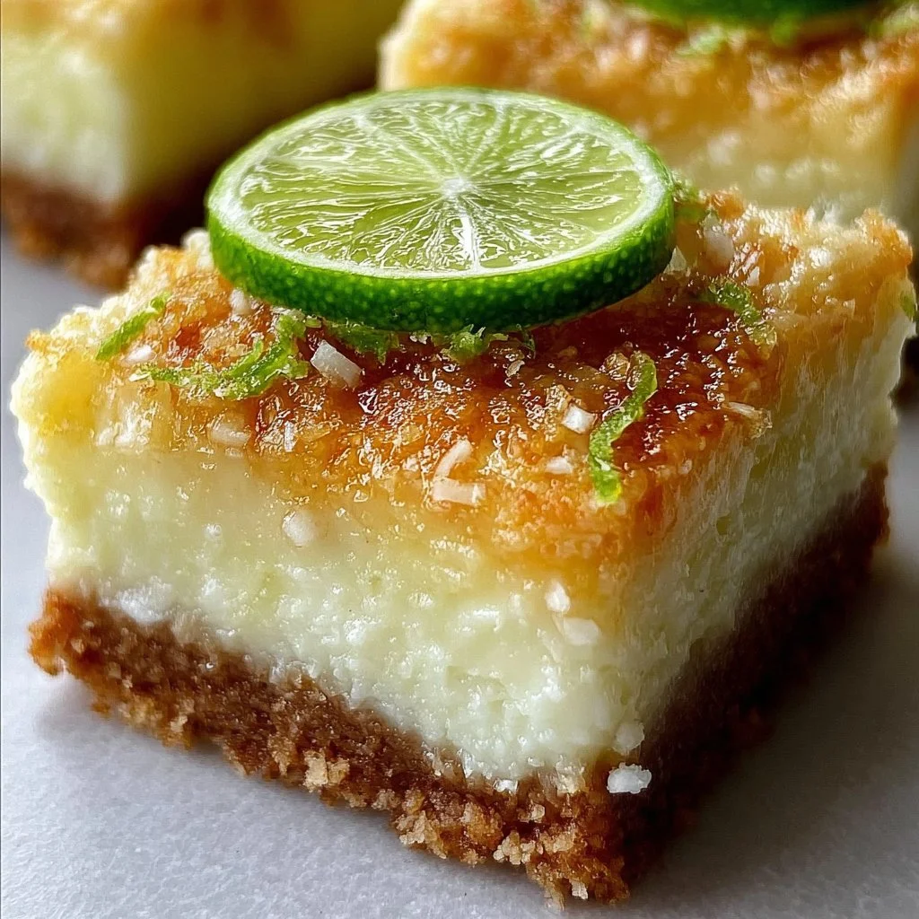 Tropical Chill Coconut Lime Bars