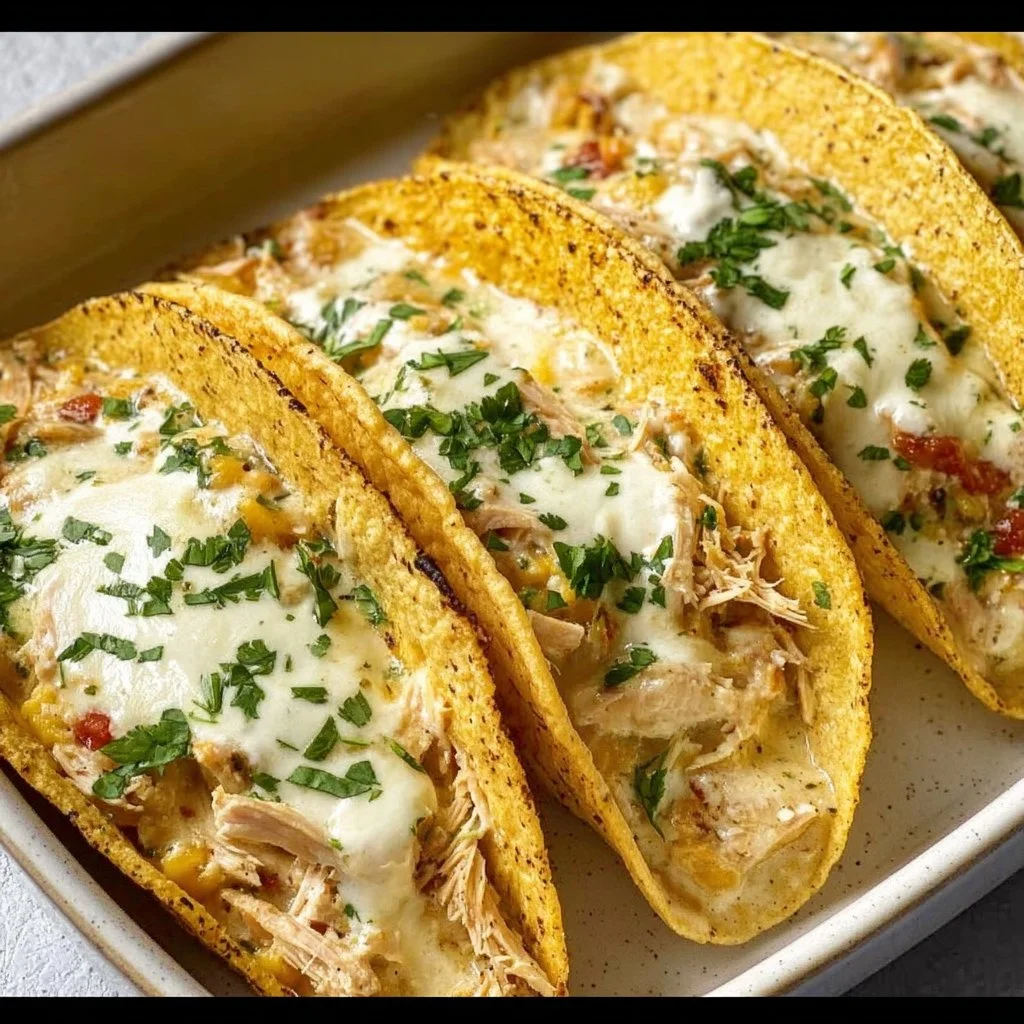 White Chicken Chili Tacos