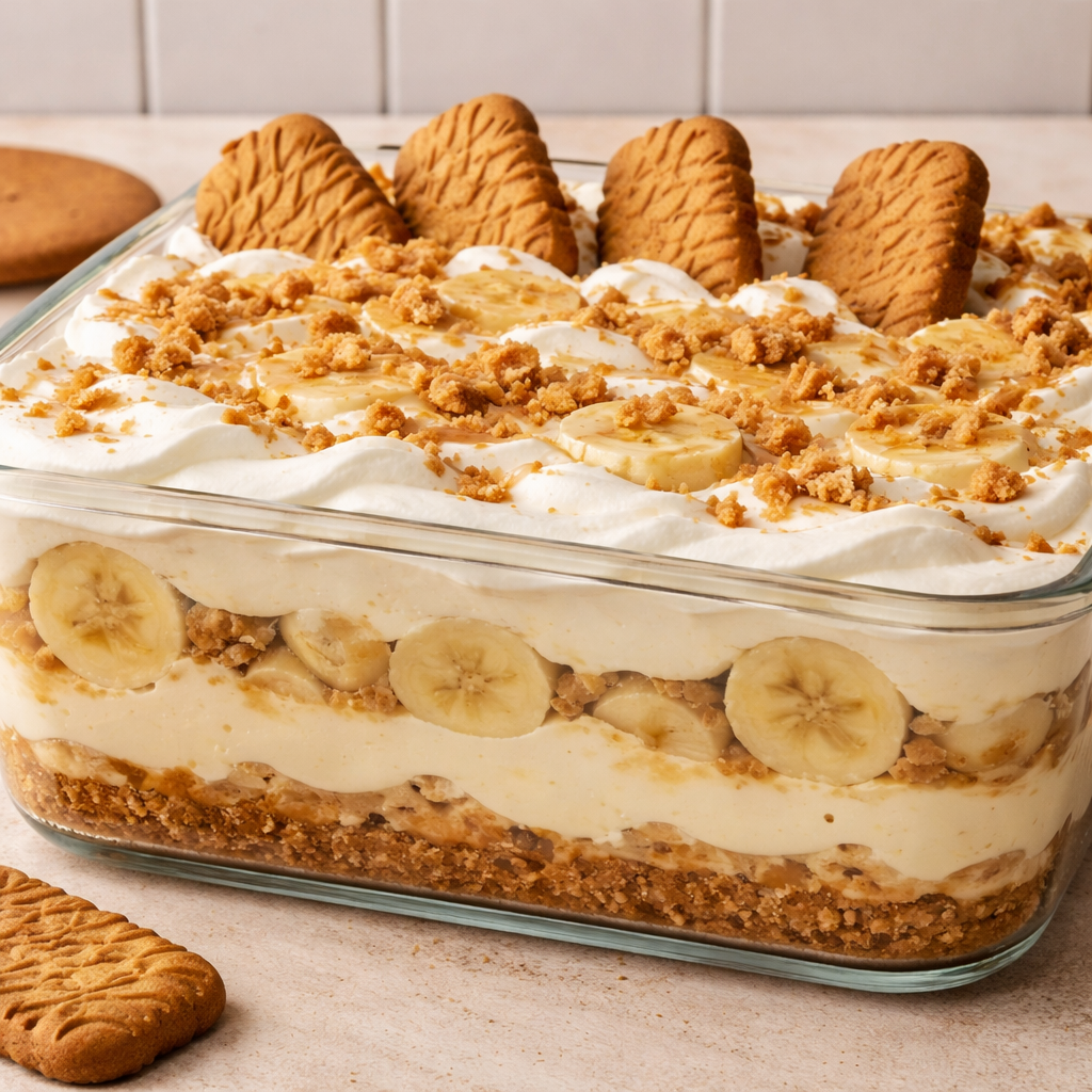 How to Make Perfectly Creamy Biscoff Banana Pudding at Home