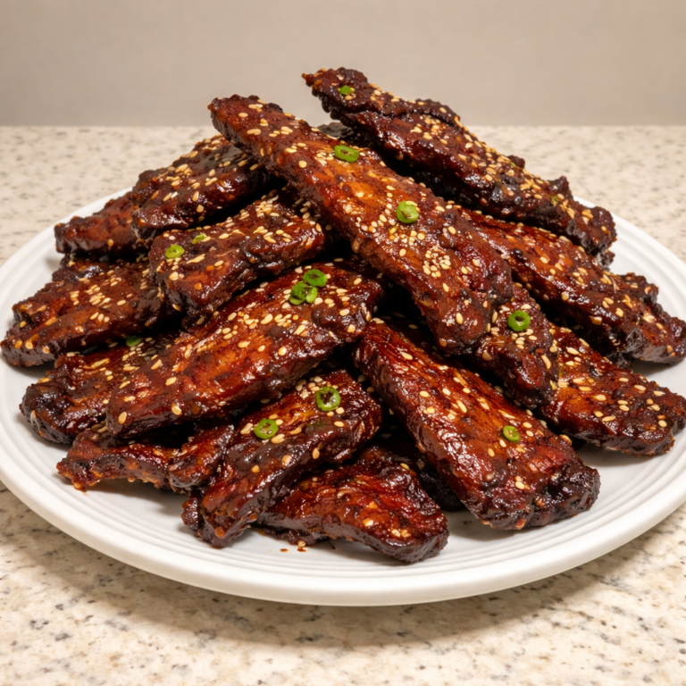 Korean BBQ Beef Jerky featured photo