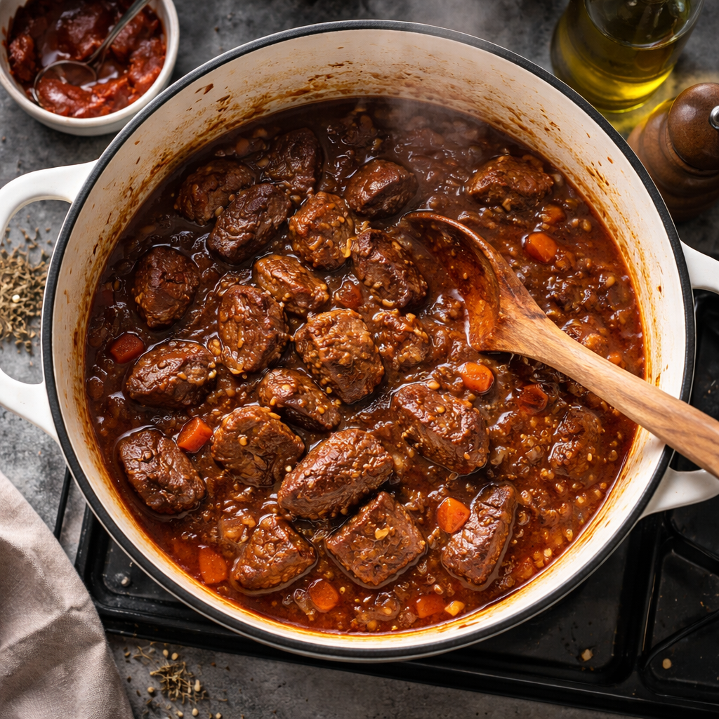 Braised Beef Chuck Roast preparation photo
