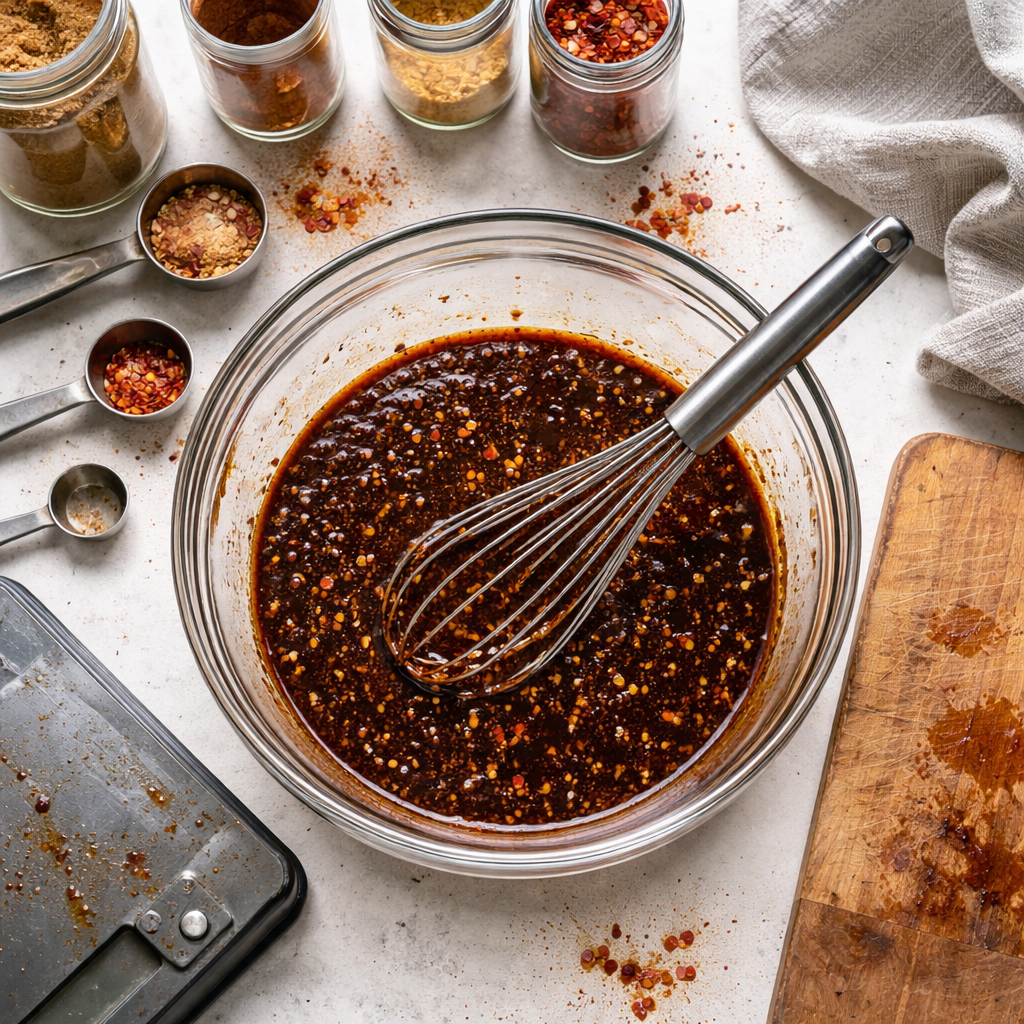 Homemade Beef Jerky preparation photo