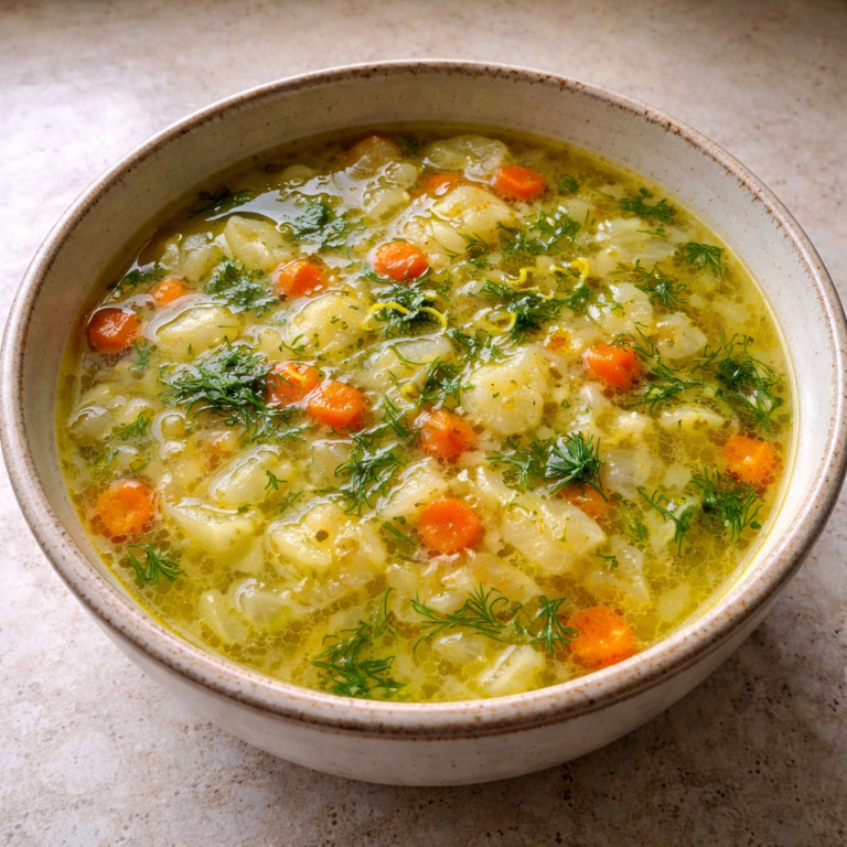 Bright and Zesty Lemon Dill Cabbage Soup Recipe for Cozy Days featured photo