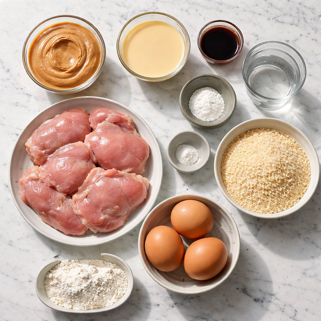 Chinese Peanut Butter Chicken (Buffet Style) ingredients photo