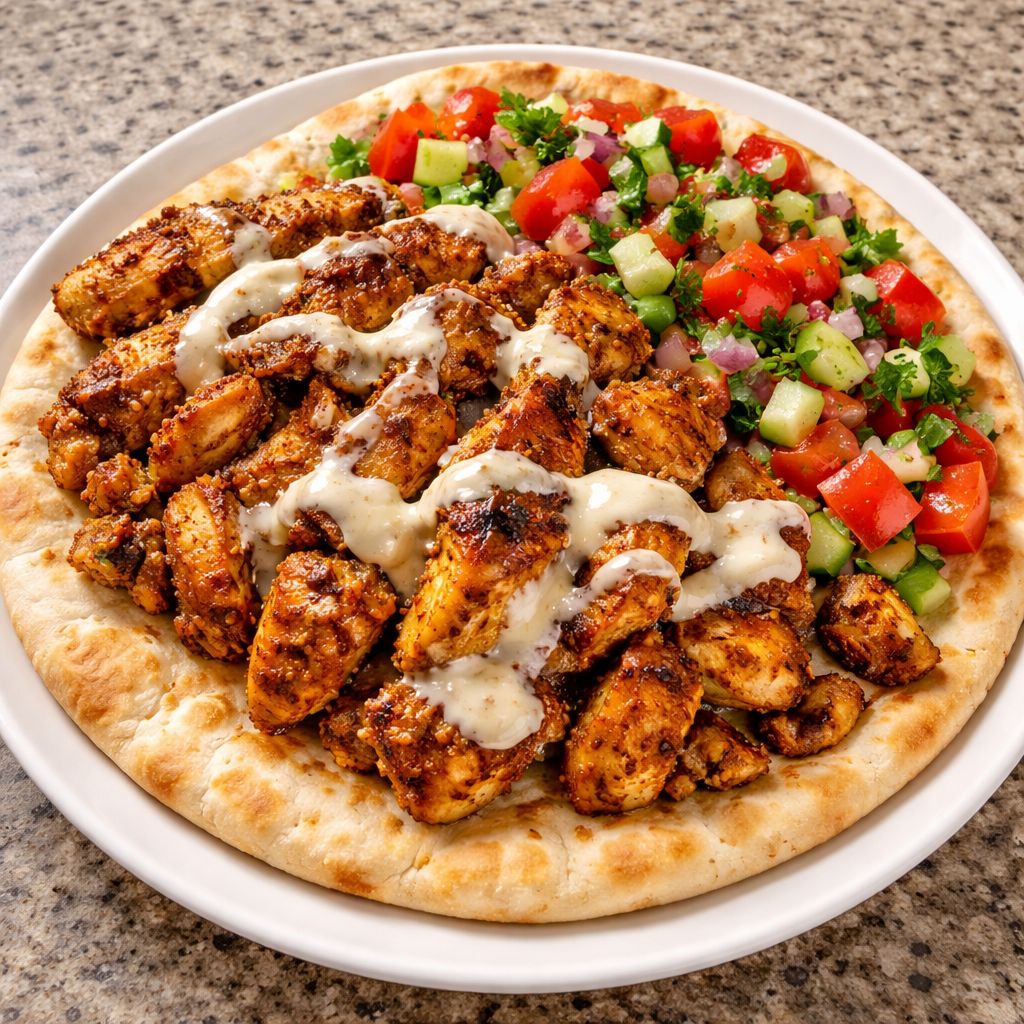 Chicken Shawarma Recipe with Creamy Garlic Sauce for Bold Flavor