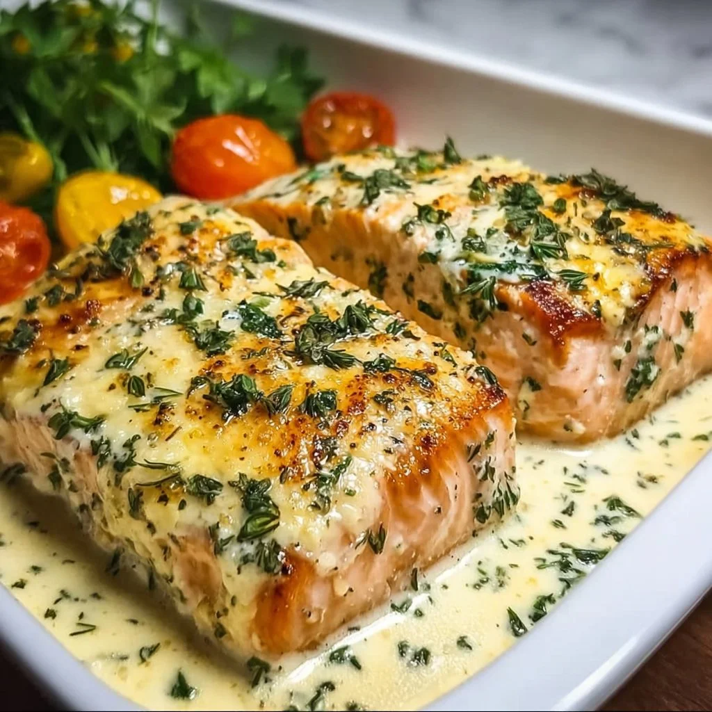 Baked Boursin Salmon: Easy Creamy Delight for Home Chefs