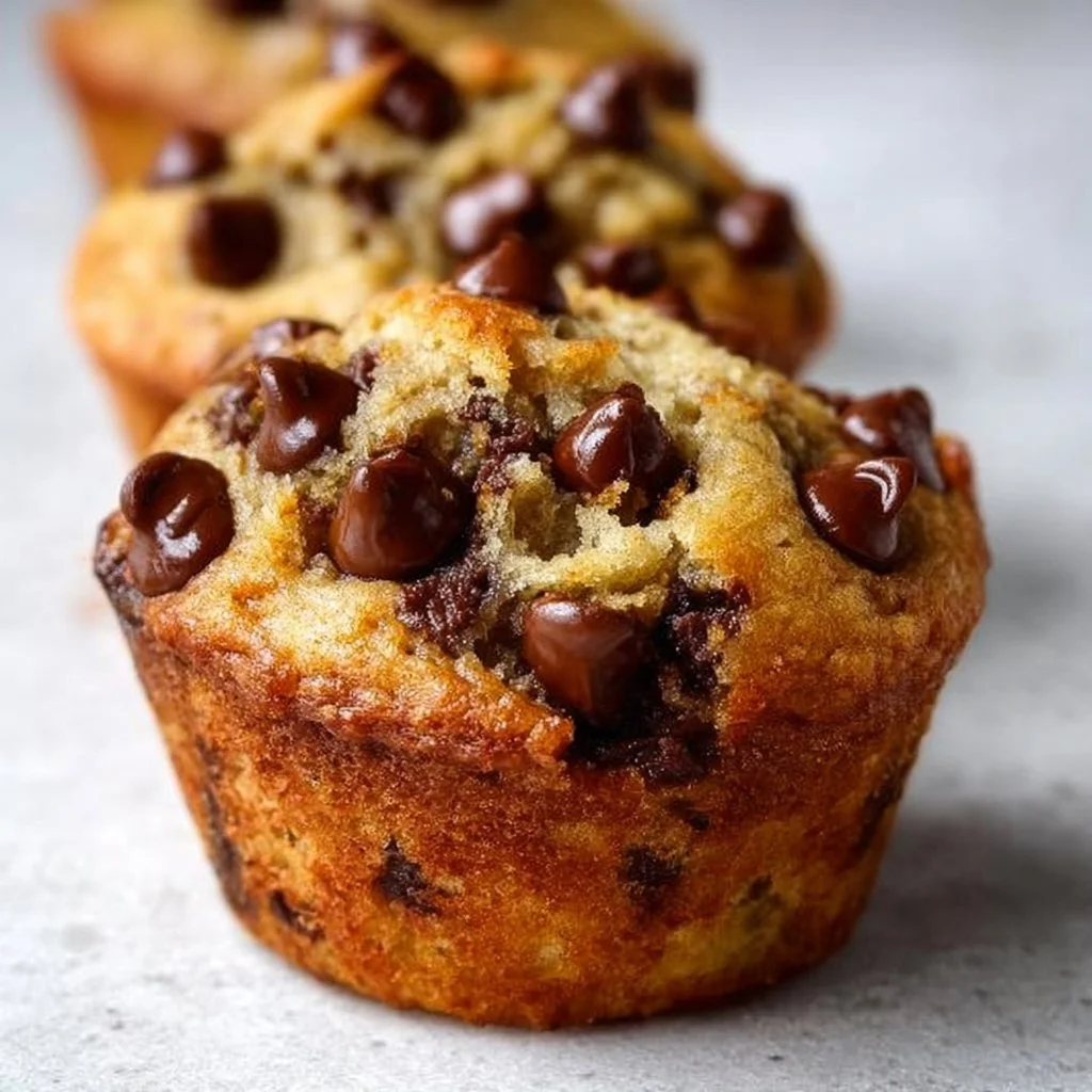 Banana Chocolate Chip Muffins
