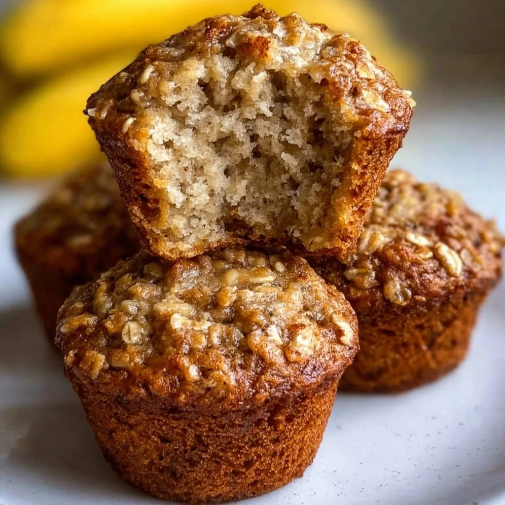 Banana Oatmeal Muffins