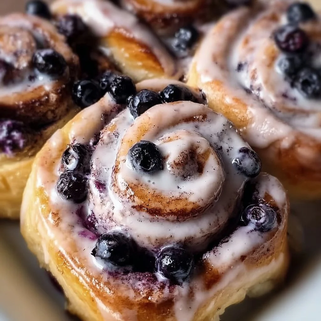Blueberry Cinnamon Rolls