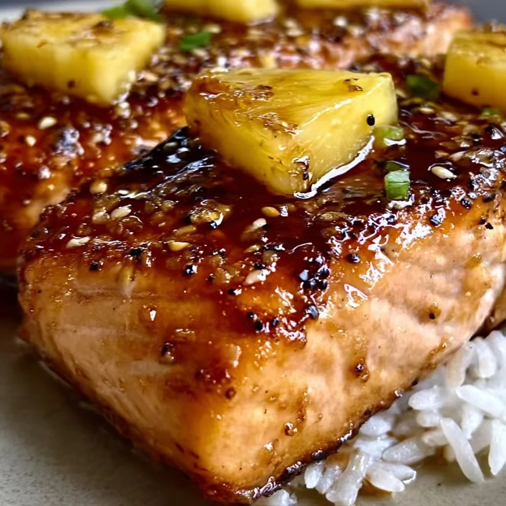 Honey Pineapple Salmon