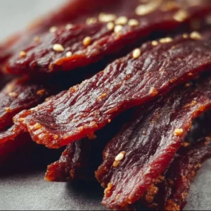 Korean BBQ beef jerky snack packed with flavor