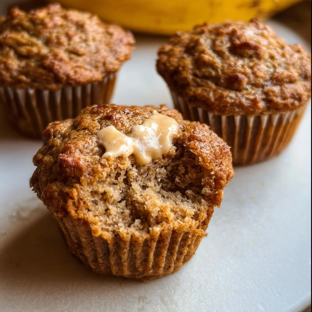 Maple Cinnamon Banana Muffins