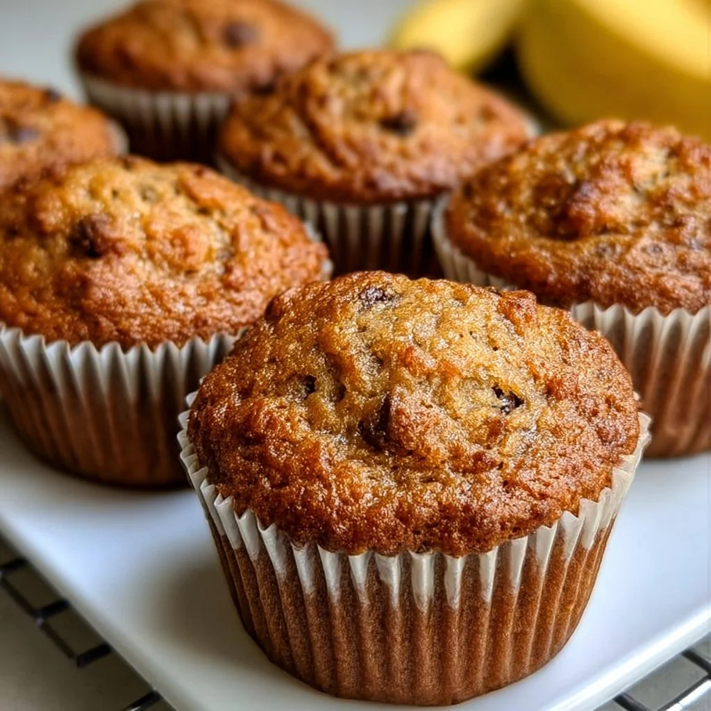 Moist Banana Bread Muffins