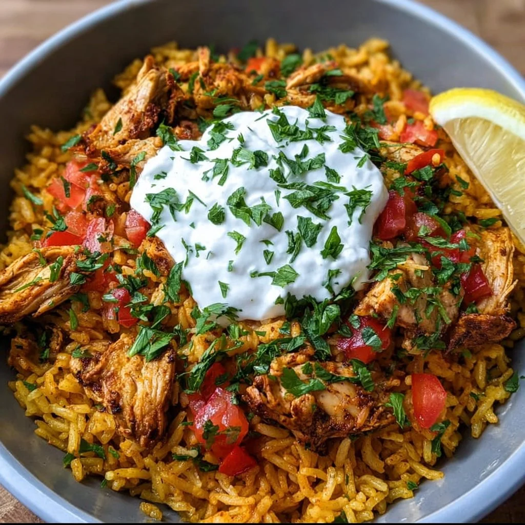 One Pot Chicken Shawarma Rice