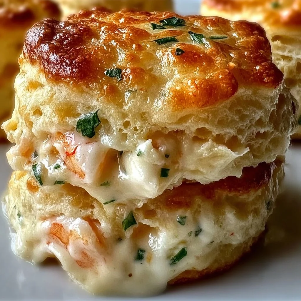 Shrimp Crab Biscuit Melts