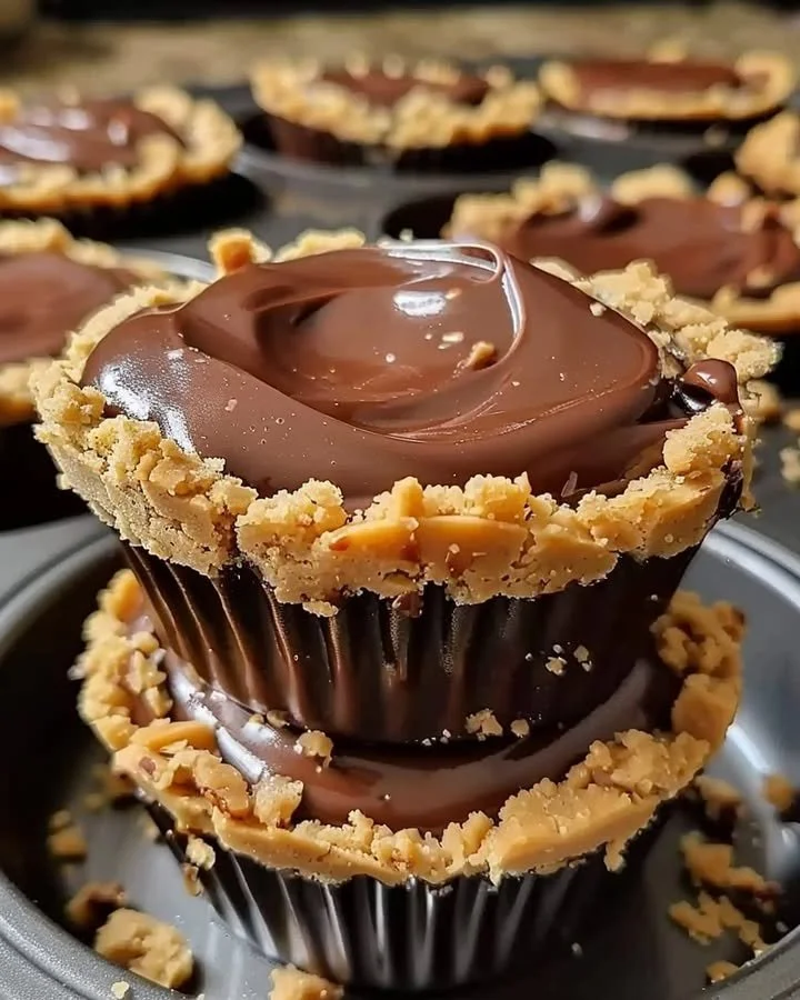 Mini Chocolate Peanut Butter Pies